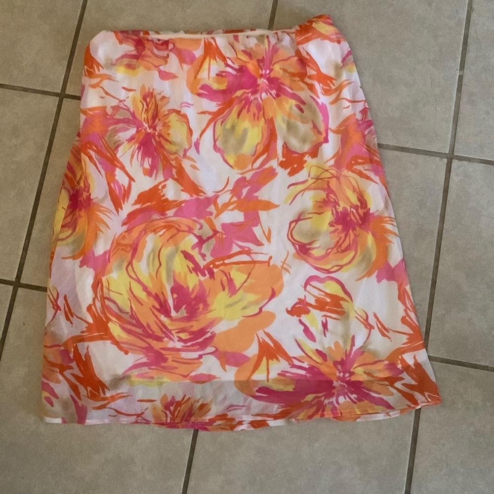 Cato colorful midi skirt